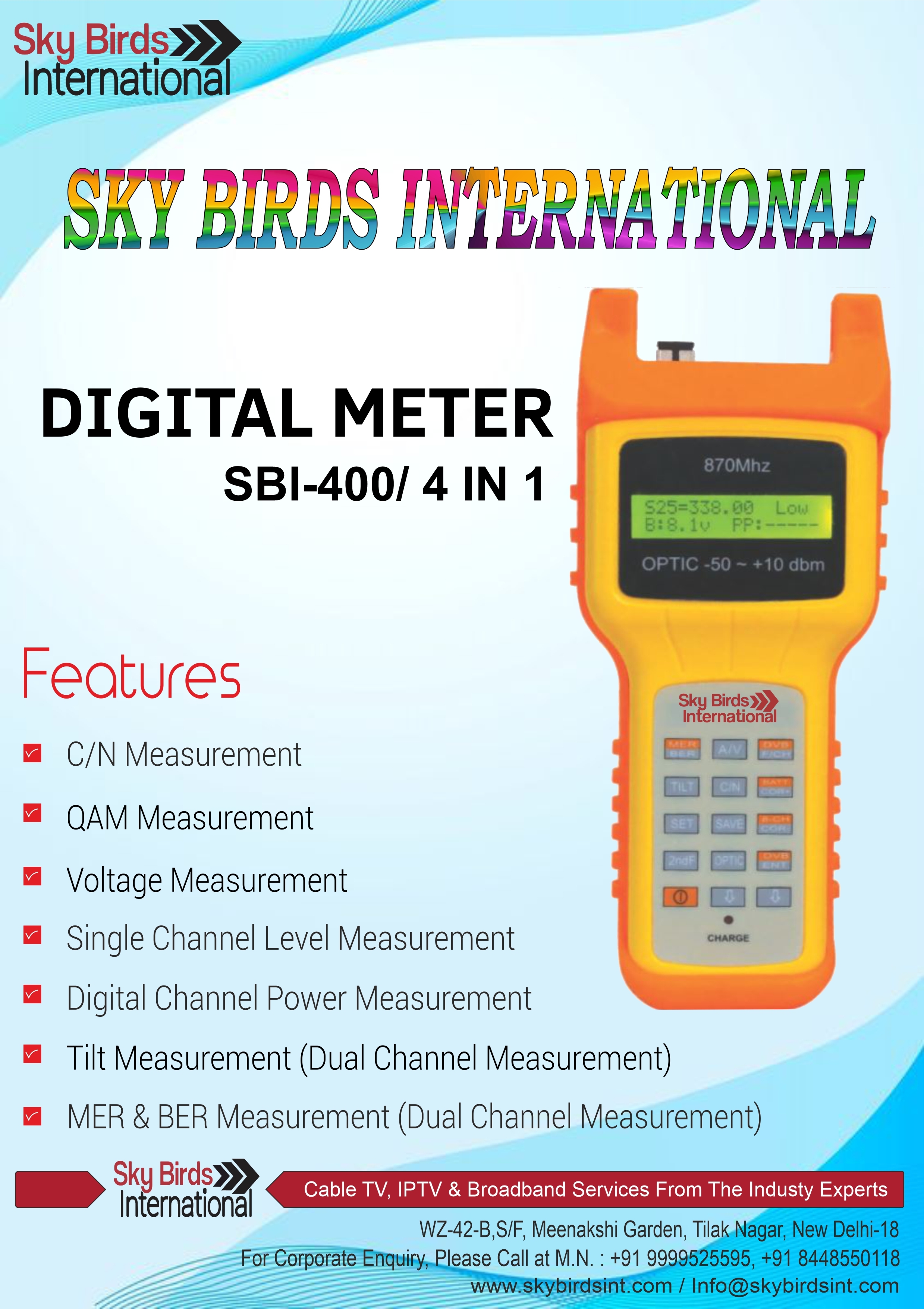 Sbi-400 Digital Meter Application: Commercial & Industrial