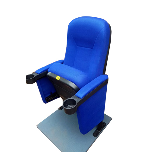 टिकाऊ ब्लू ऑडिटोरियम चेयर