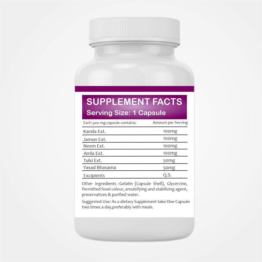 Sugar Control Capsule Age Group: For Adults