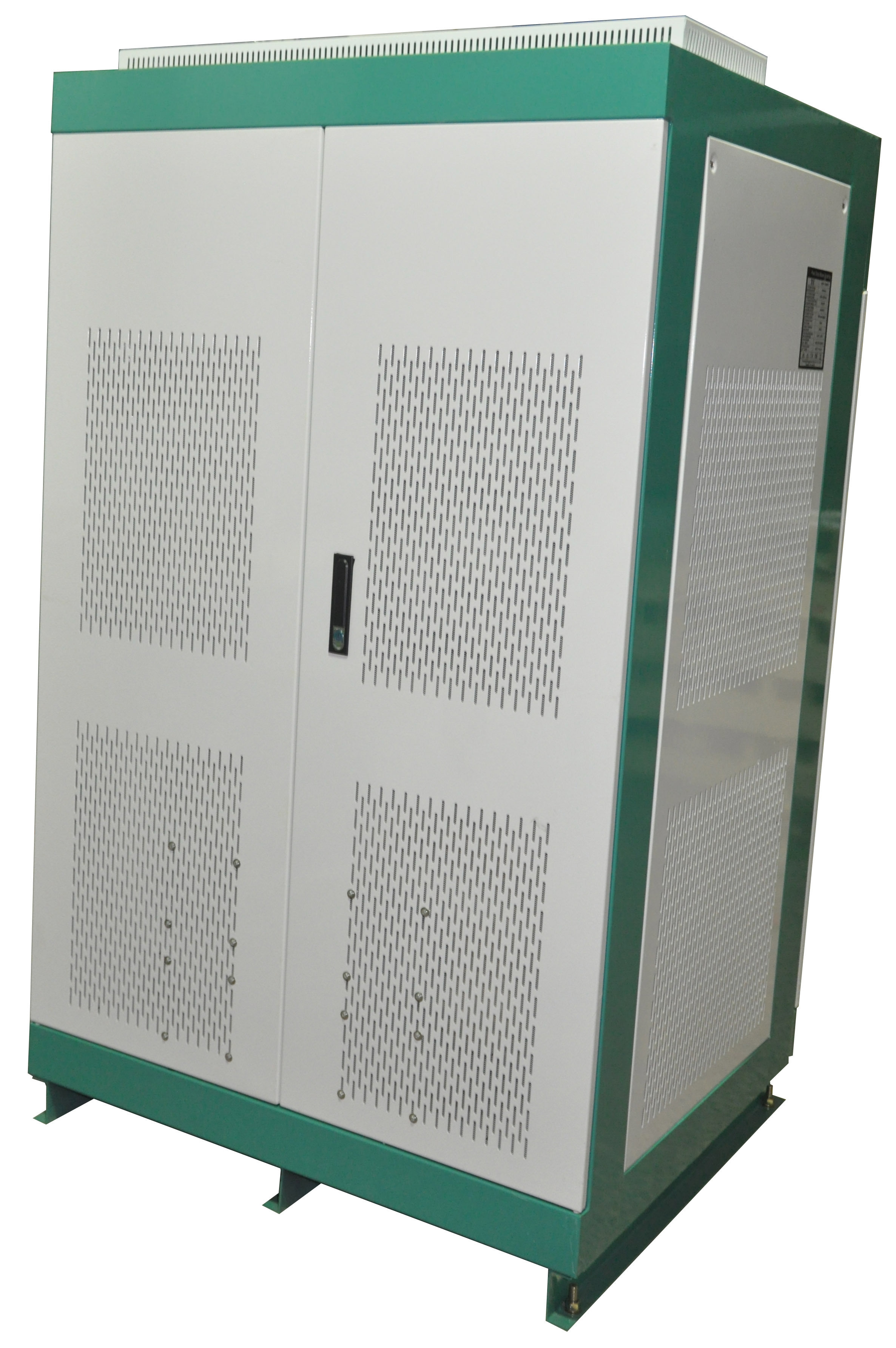 White And Green Powerful 100kw500kw Big Power Low Frequency Off Grid Inverter For Farmisland