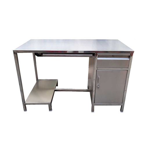 Silver Ss Computer Table