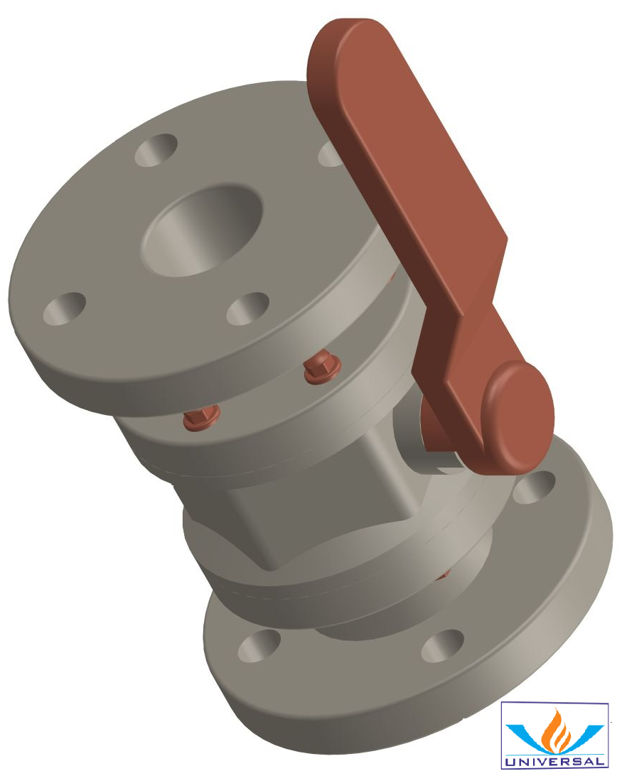 Ball Valve Suitable For High Abrasive Crystal Chemical For Solvent Type T6 - Color: Light Grey