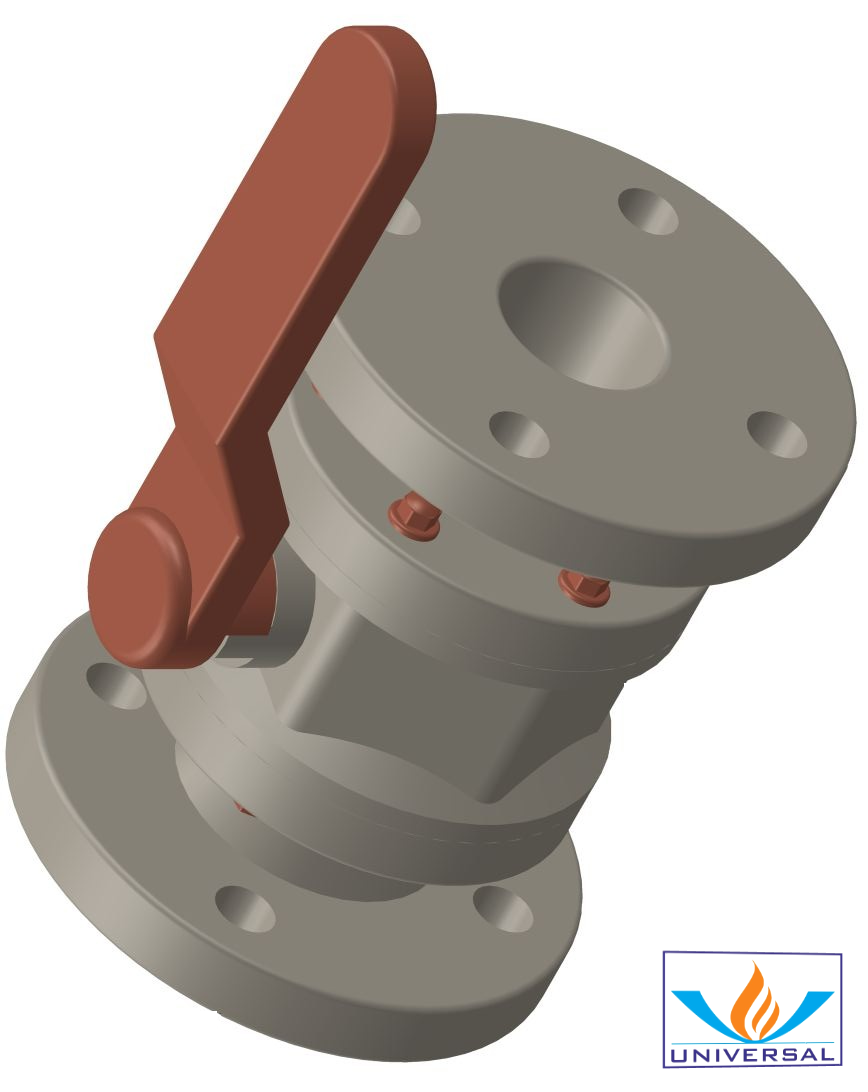 Ball Valve Suitable For High Abrasive Crystal Chemical For Solvent Type T6 - Color: Light Grey