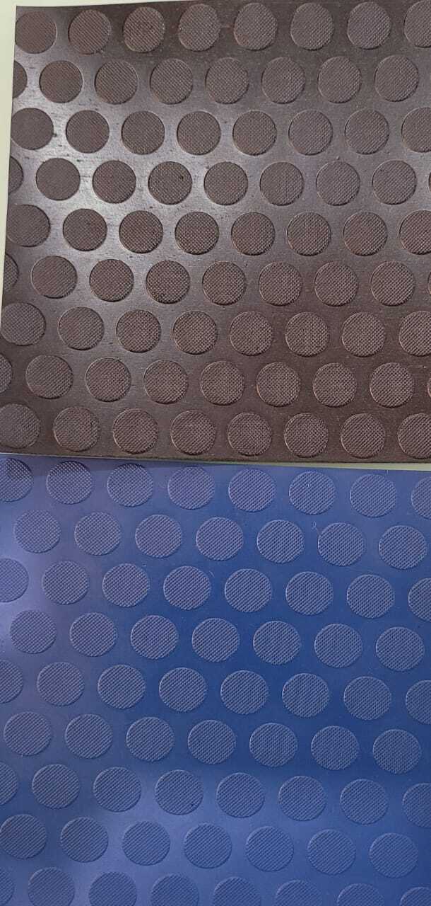 Electrical Mats - Rubber Tpr Back, Square Shape, Multicolor Design | Anti-skid, Modern Printed Pattern, Enhanced Durability For Industrial Use