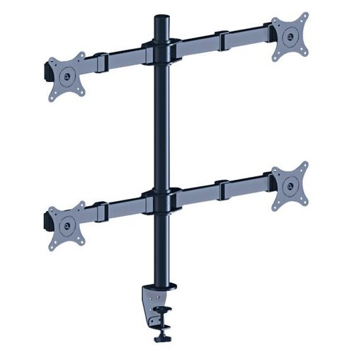 Mx Desk Mount Stand Table Bracket Clamp 17-26 Four Display Monitor Lcd Tv Led
