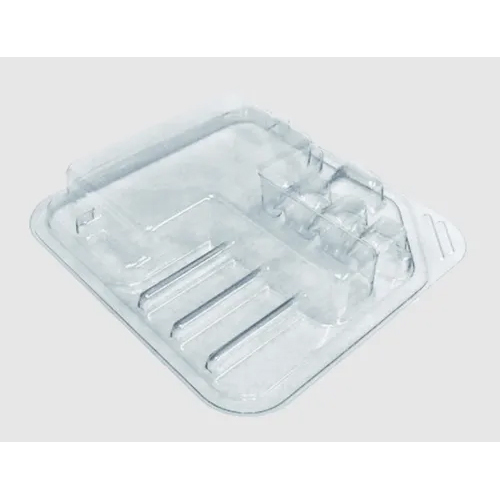 Thermoformed Tray - Pvc Material, 12.5 X 16.5 Cm Size, Transparent Color | Durable Construction For Versatile Use