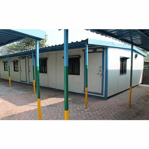 स्टील पोर्टेबल स्कूल केबिन