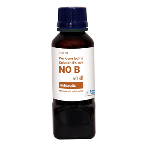 Povidone Iodine Antiseptic Solution - 100ML Liquid | No B P, Anti-Bacterial, Effective Disinfectant for Wound Care