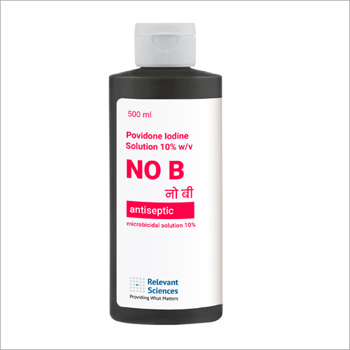 Povidone Iodine 10% Solution - 500mL Liquid | Anti-Bacterial for External Use, Store in Cool Dry Place