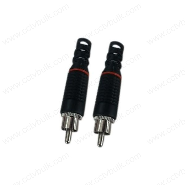 Rca Connector 10set - Pack Of 10 | Designed For Audio And Video Signal Transmission, Durable Quality For Reliable Performance