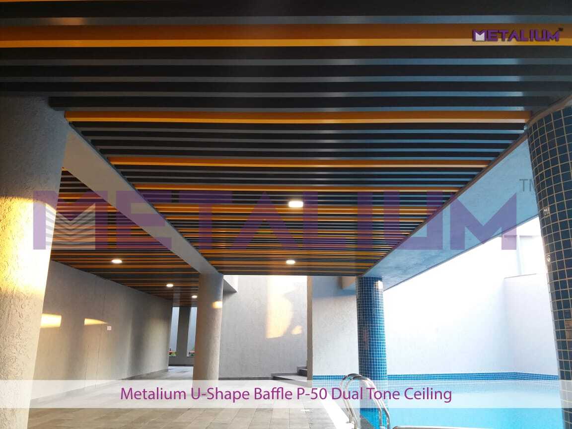 Plain U Shape Baffle Ceiling
