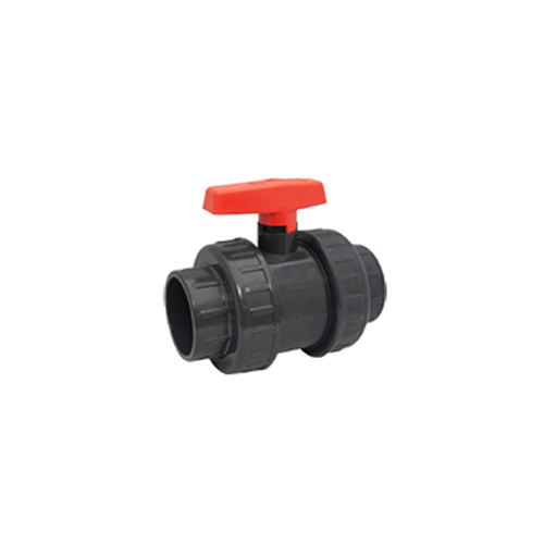 Plastic Ball Valve - PVC, CPVC, PP Materials, Lightweight Black Finish | Corrosion Resistant, Ideal for Water Treatment and Chemical Processing