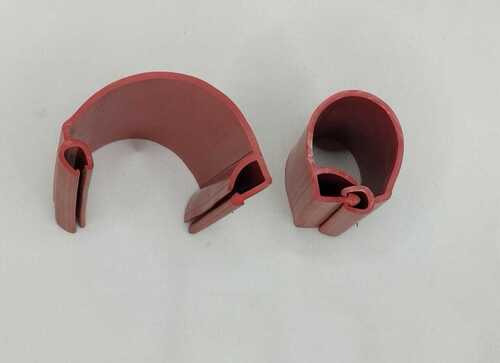 Zipper Sleeve for Electrical Cable - Rubber, 100mm Length x 25mm Inside Diameter, Red, Round Shape, ISO 9001 Certified, Smooth Surface, High Tensile Strength
