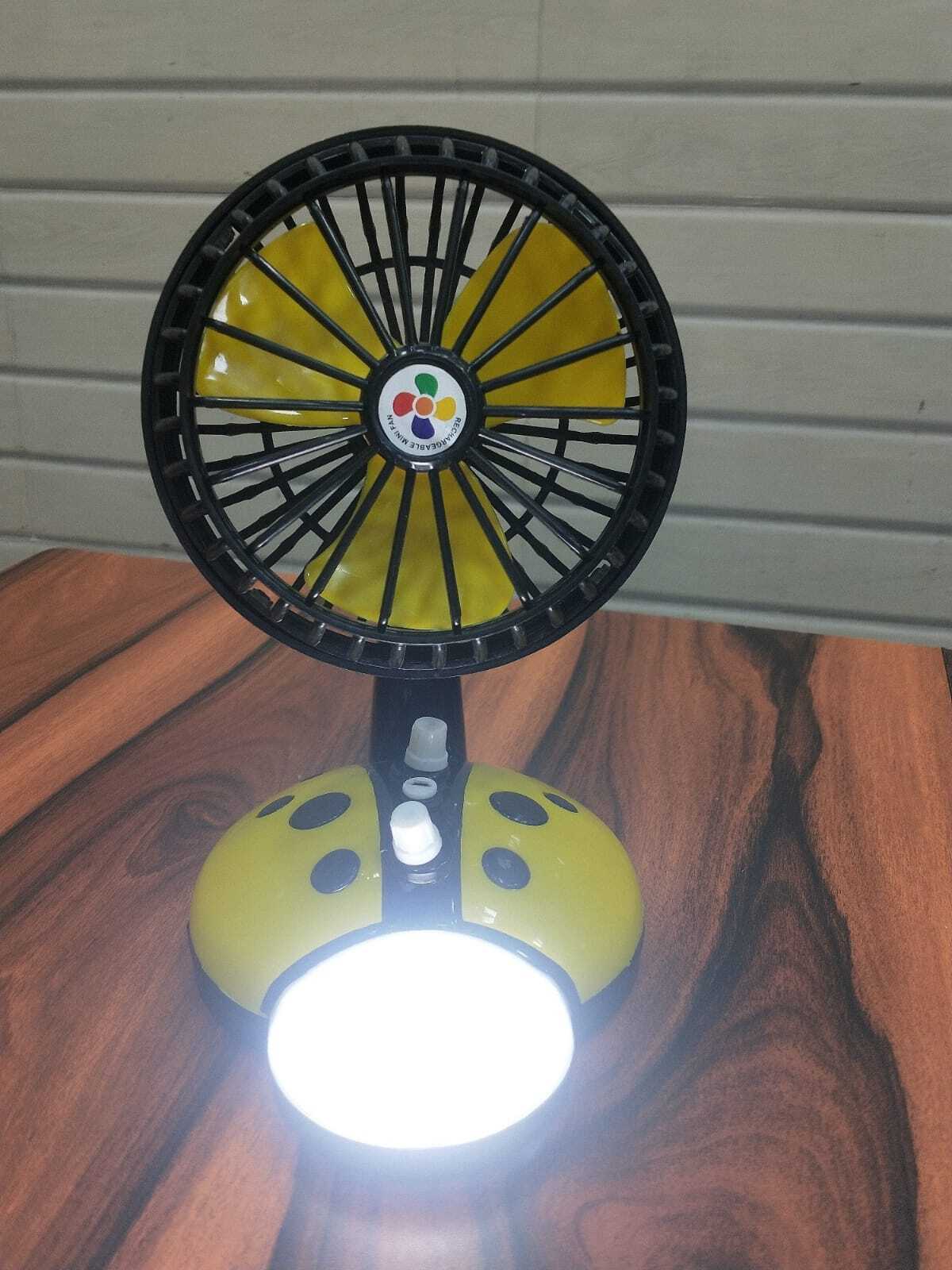 Led Light Table Fan