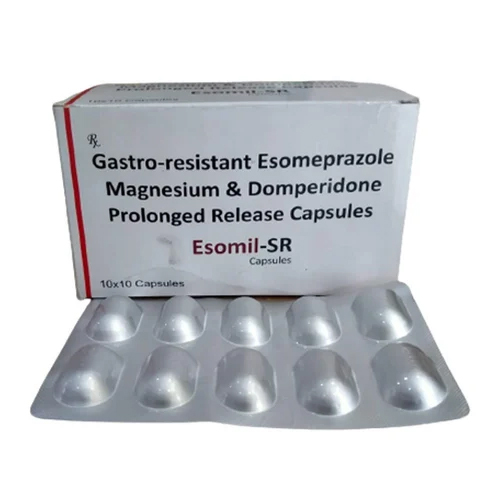 Gastro Resistant Esomeprazole Magnesium Domperidone Prolonged Release Capsules General Medicines