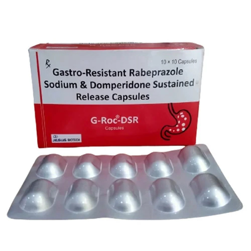 Gastro Resistant Rabeprazole Sodium Domperidone Sustained Release Capsules General Medicines