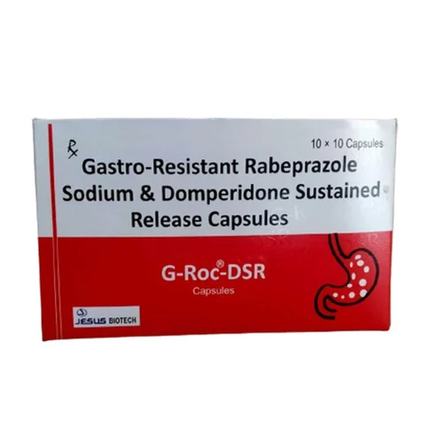 Gastro Resistant Rabeprazole Sodium Domperidone Sustained Release Capsules General Medicines
