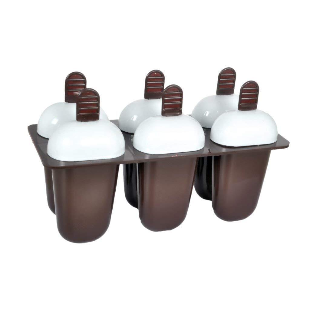 Plastic Kulfi Maker - Plastic, 6 Cup Capacity, Multicolour | Bpa Free, Easy To Use, Multi-use, No Mess Design For Homemade Treats