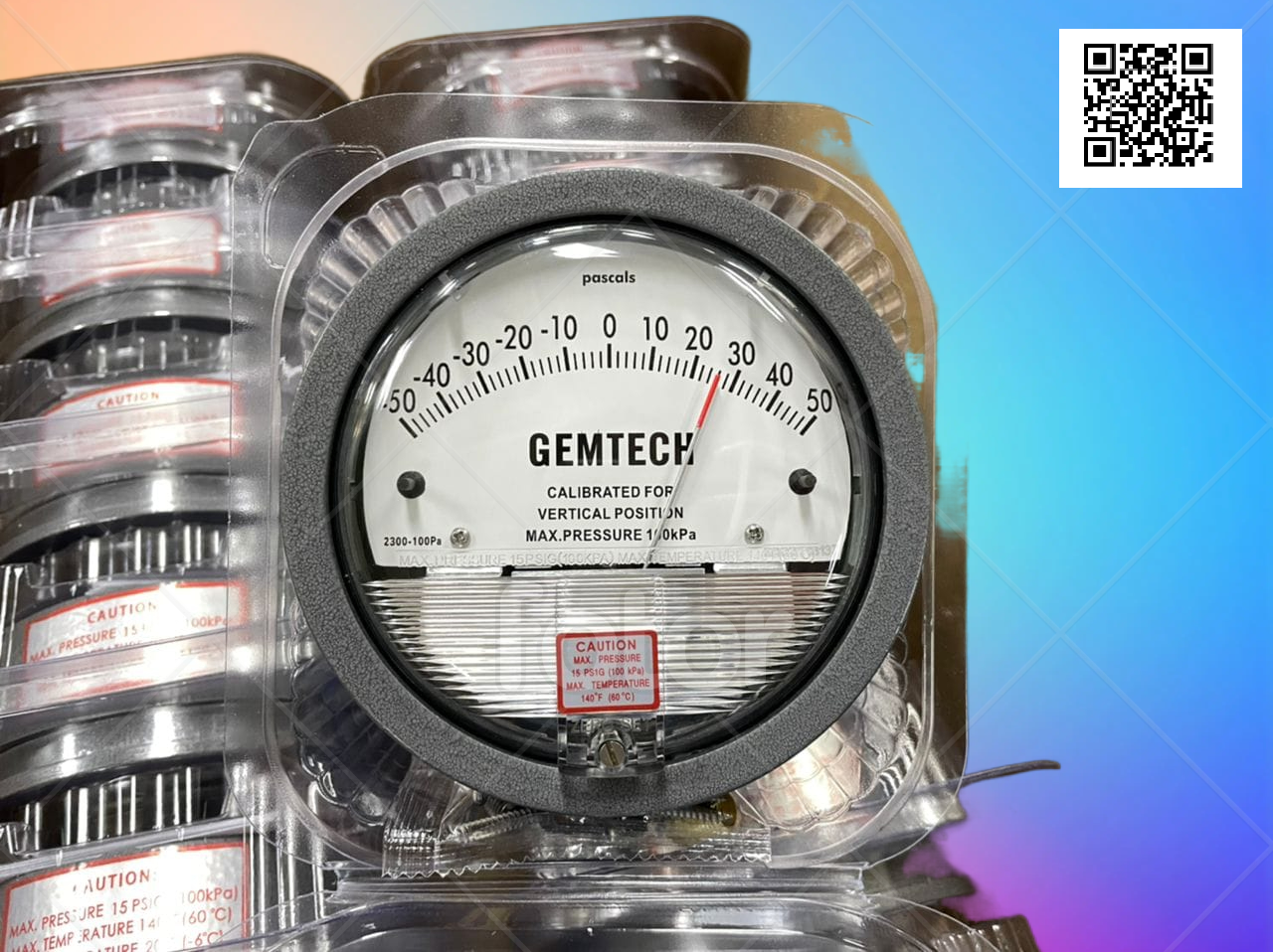 Gemtech Differential Pressure Gauge From Libaspur Industrial Area Delhi Accuracy: A 2% (-Ha Model A 1) Of Fs (A 3% (-Ha A 1.5%) On -0