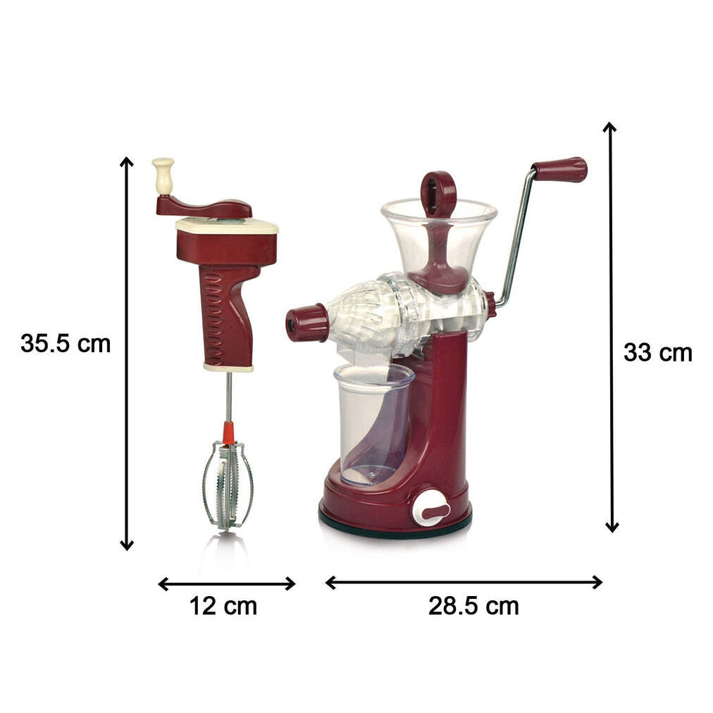 Abs Juicer N Blender - Stainless Steel, 17x17x32 Cm, Multi/assorted Colors | Ideal For Household Juice And Beverage Preparation