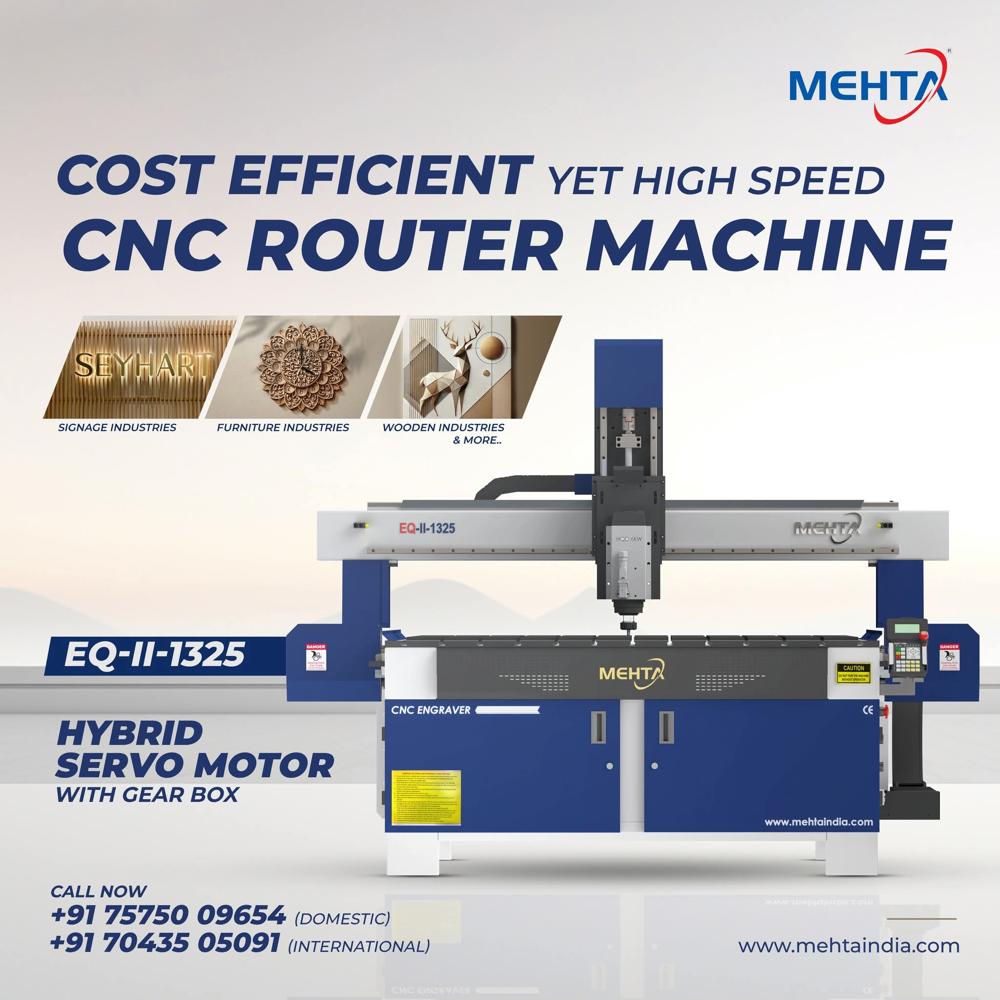 Metal Cnc Engraving Machine - Color: Blue