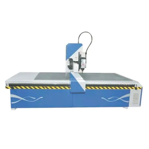 Blue Cnc Router Machine With Dust Collector