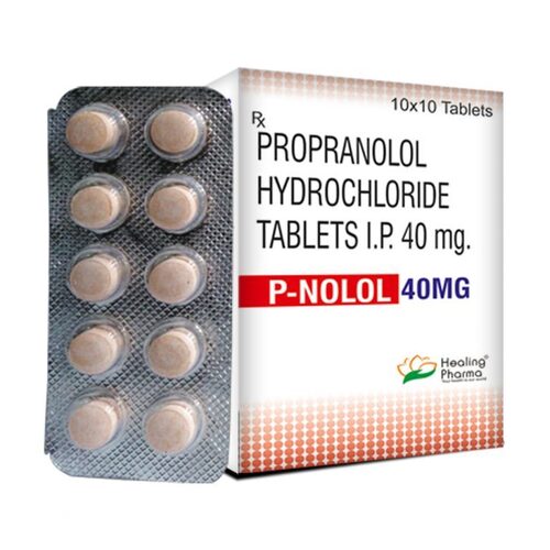 Propranolol P Nolol 40