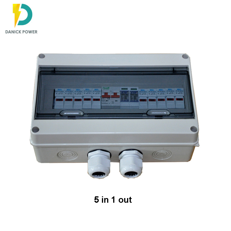 Smart Pv Solar Combiner Box - Ip65 Cold Rolled Steel, 12 String Input, 1000v Max Voltage | Dc Fused Protection, Lightning Protection, Waterproof Terminals