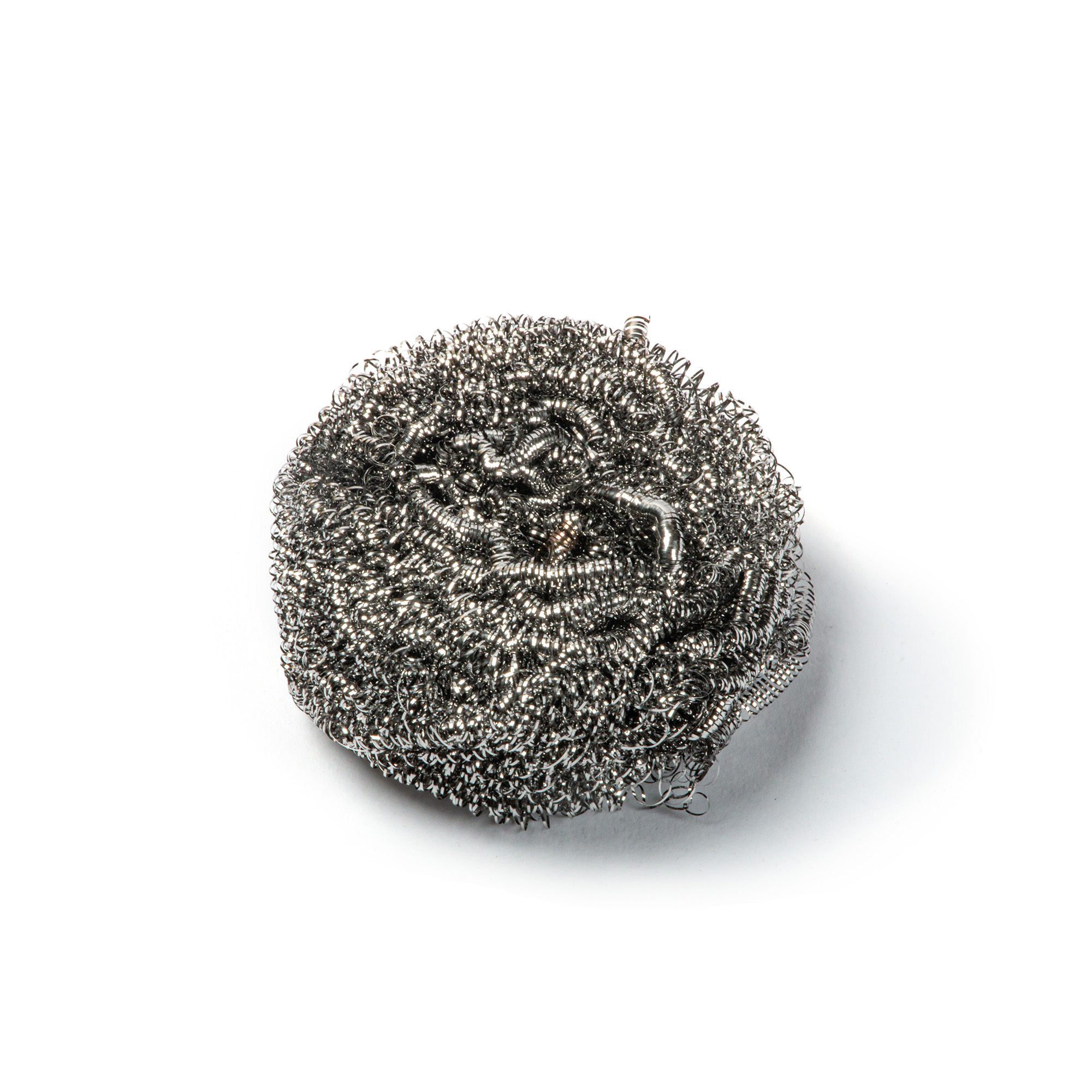Shine X Scrubber (3pcs. Set) - Stainless Steel, Grey | Unique Curly Wire Design For Scratch-free Cleaning Of Pots, Pans, And Grills
