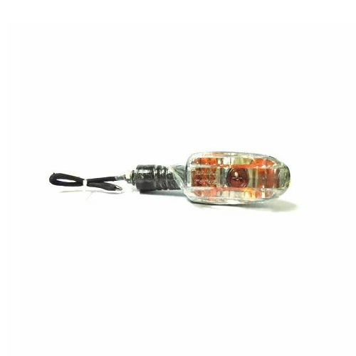 Bajaj Platina White Bike Indicator Oe Acrylic - Body Material: Plastic