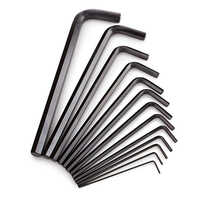 सिल्वर 12 पीस एलन कुंजी सेट