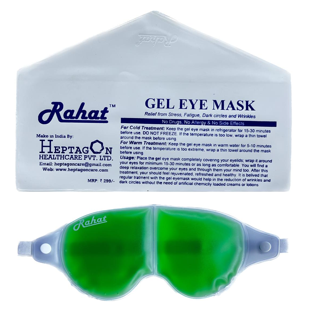 Cool Eye Mask - Green Color, Smooth Texture | Safe For All Skin Types, Ideal For Personal And Skin Care