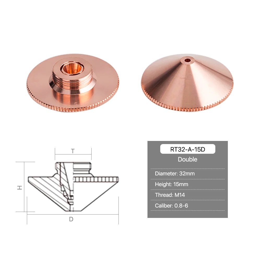 Raytools Laser Cutting Nozzles - Usage: Industrial