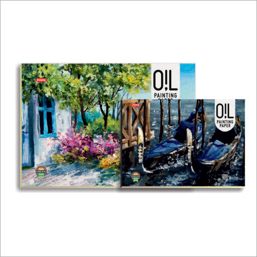 Oil Painting Book - High Quality Paper, A4 Size | Thick Non-Absorbent Pages for Bright, Vivid Paintings - Perfect for Practice Sessions
