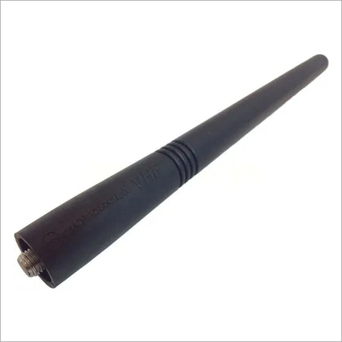 Motorola Helical Antennas - Plastic, 20 x 2 x 2 cm, 18 cm Height, Frequency 136-174 MHz | Rugged Design, Reliable Communication, Plated Brass Connector