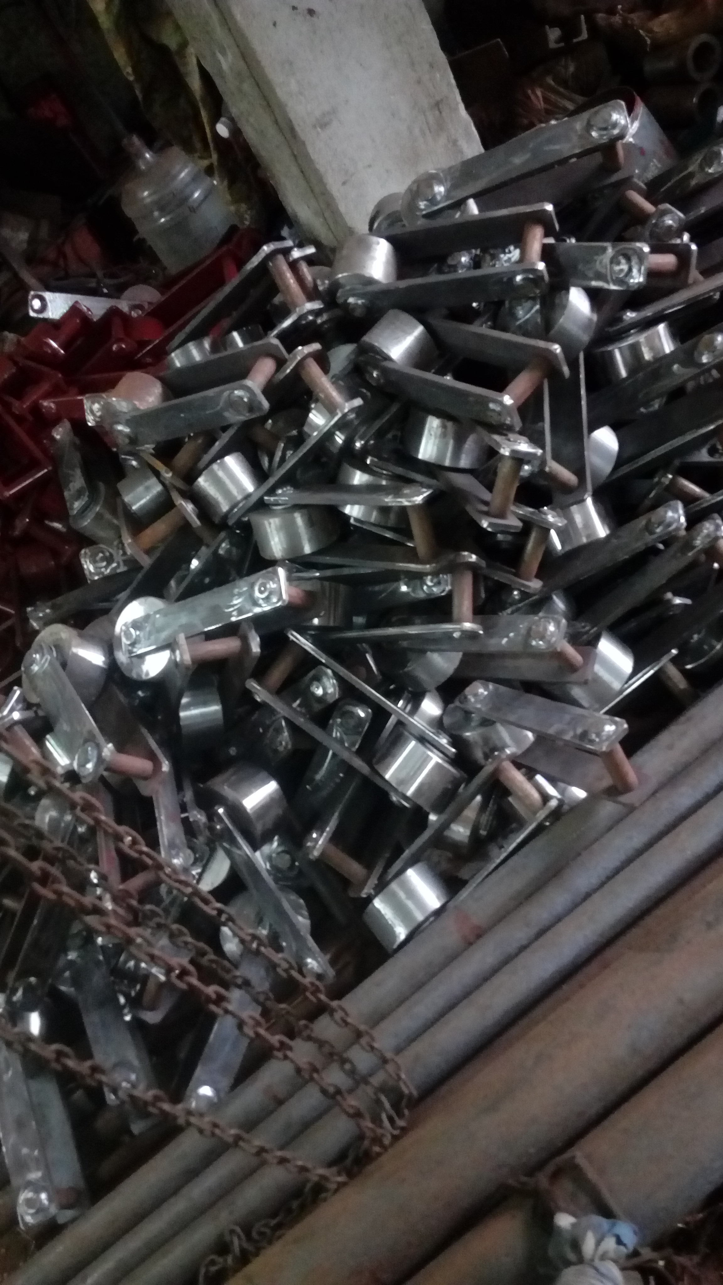 Mild Steel Outer Arm For Esp Rapping System - Roller Dia 90mm/110mm/115mm/120mm/130mm, Blue Coated Finish, 1 Year Warranty