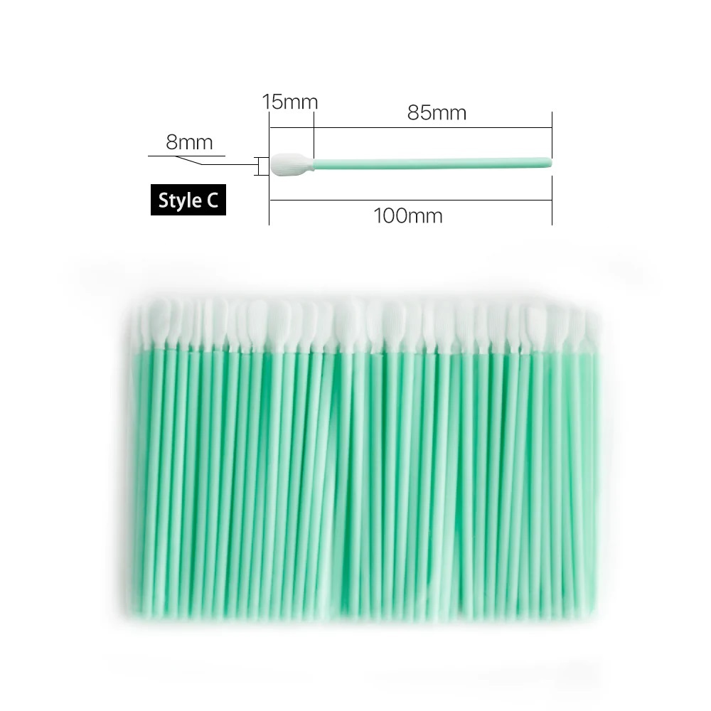 Cotton Swab For Laser Lens - Color: White And Green