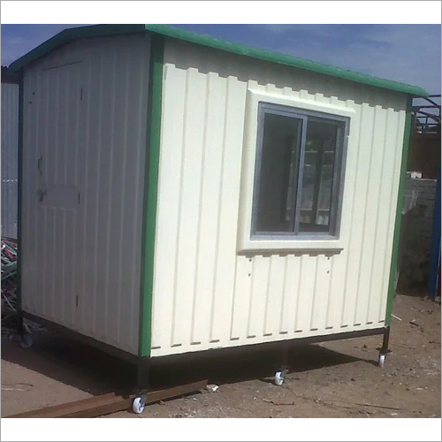 White Prefabricated Frp Security Cabin