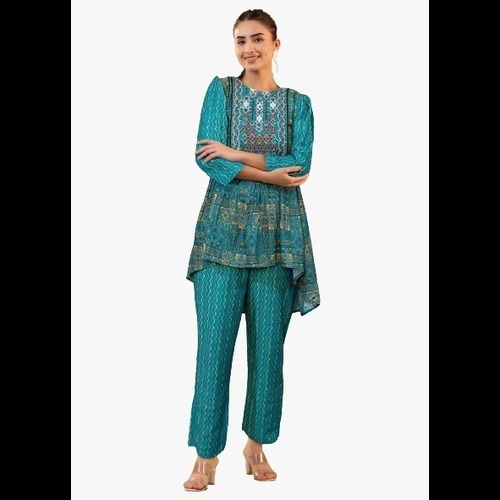 Cotton Print Kurti - Bust Size: Medium