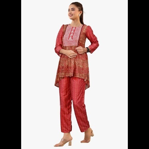 Cotton Print Kurti - Bust Size: Medium
