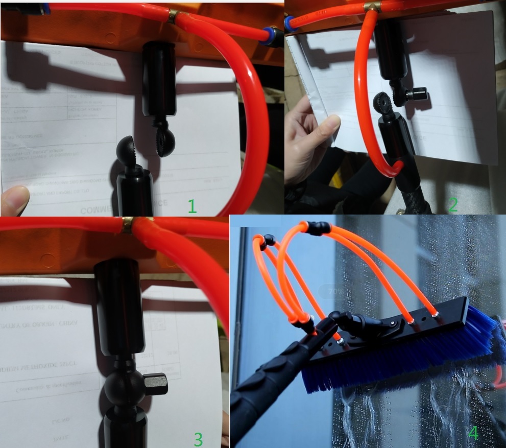 Brand New Household Cleaning Washing Tools Telescopic Extension Carbon Fiber Window Clean Rod Application: Industrial