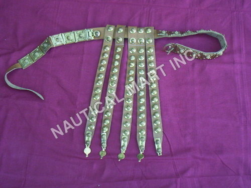 Leather With Brass Belt
