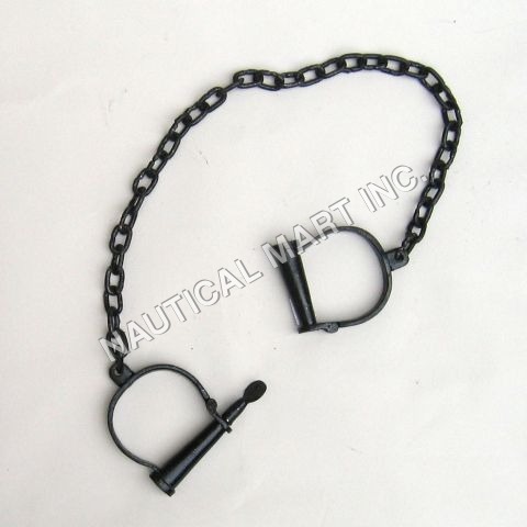Iron Hand Cuffs with Chain