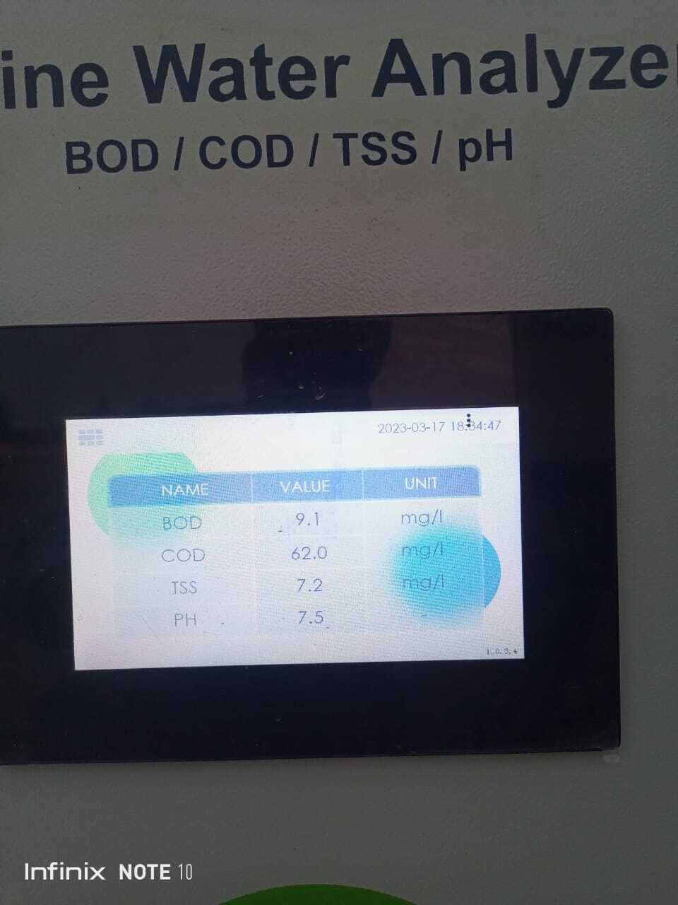 Online Effluent Monitoring System
