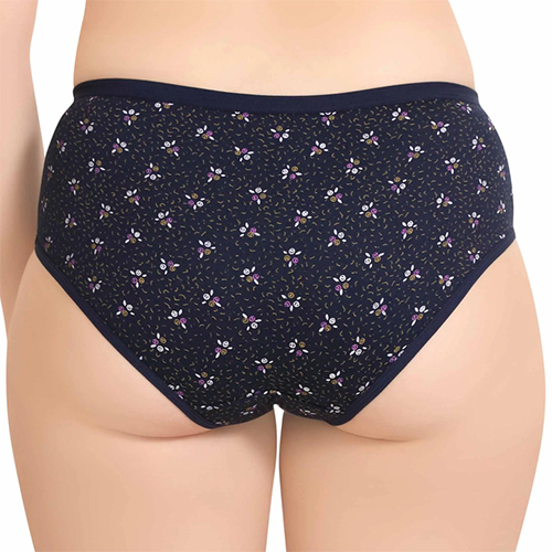 ब्लैक फ्लावर प्रिंटेड लेडीज पैंटी