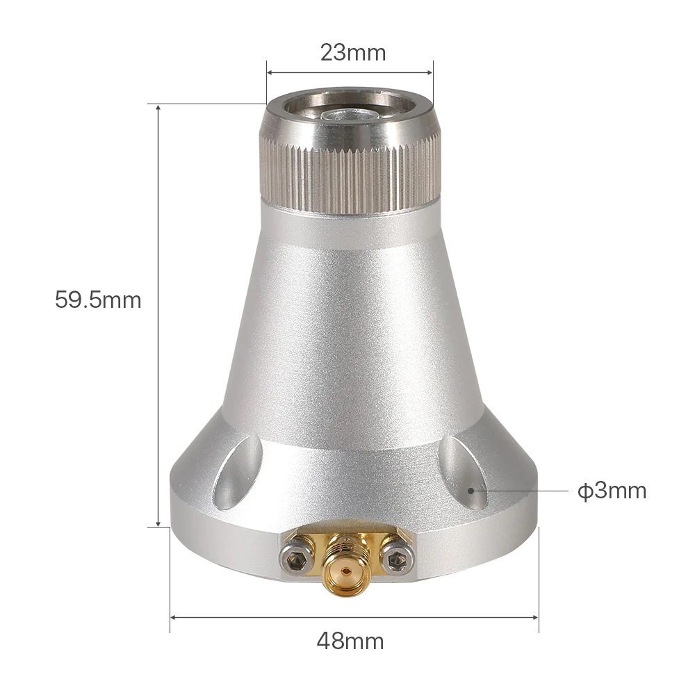 Nozzle Connector For 3d Raytools Laser Cutting Head - Color: Silver