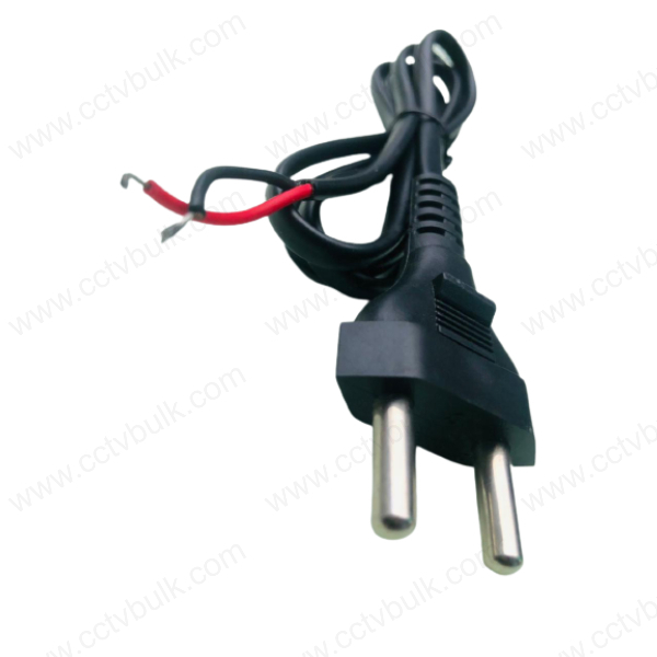 Black Power Cable 2 Pin Open 1m 10set