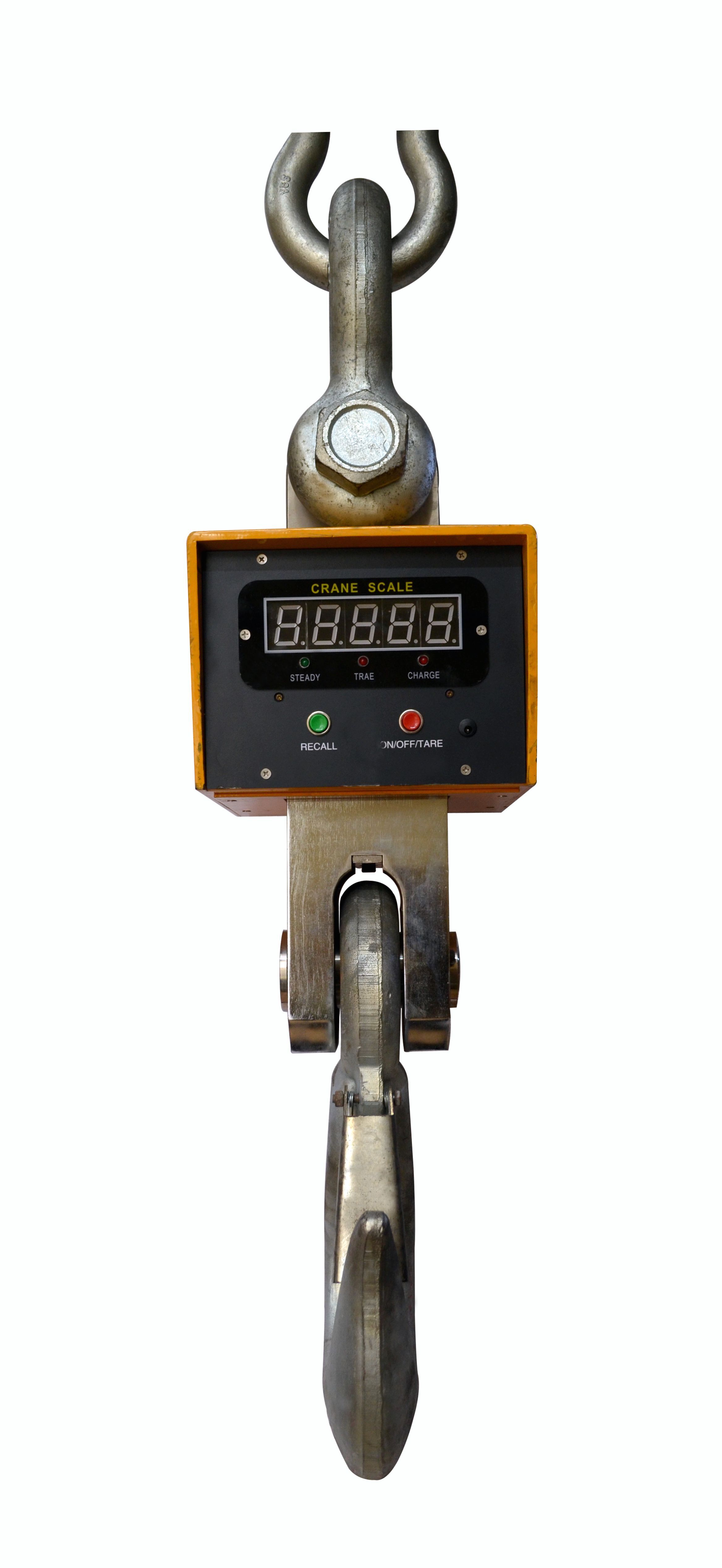 Yellow Digital Crane Scale With Wireless Remote Control 30 Ton