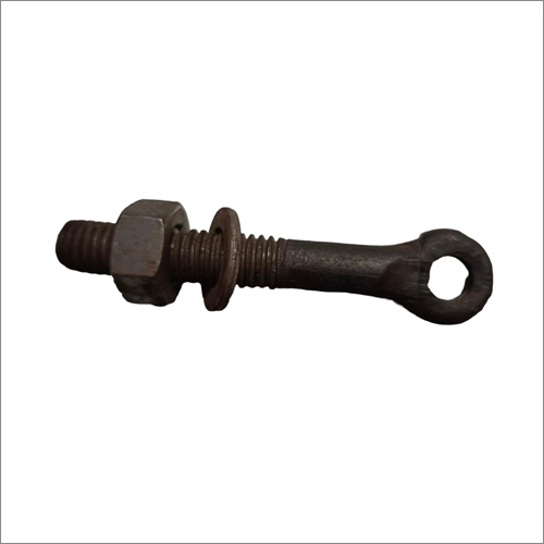 Eye Bolt - Tempered Steel, Powder Coated Finish, Matte Black | Reliable Fastening For Industrial, Commercial, And Residential Use