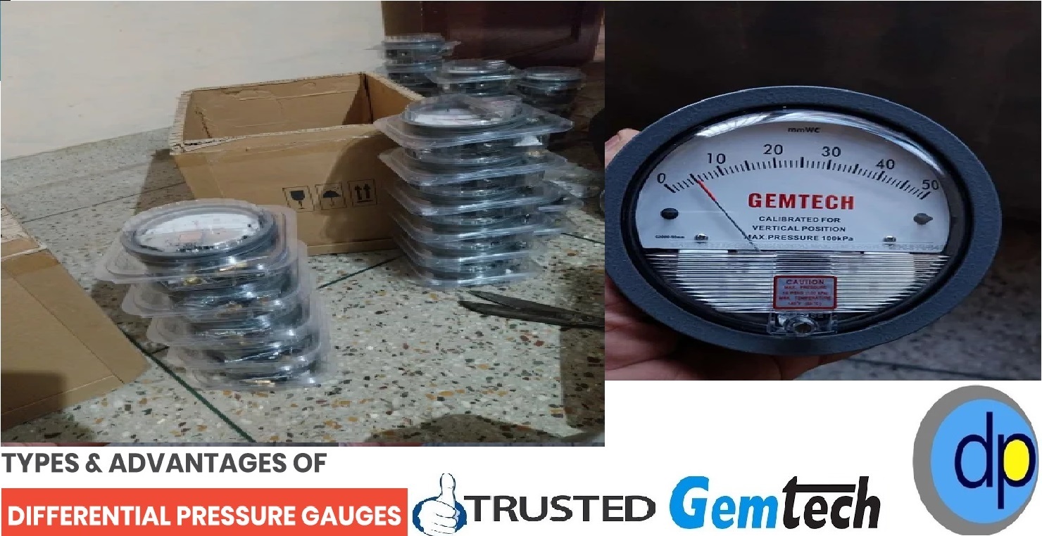Gemtech Differential Pressure Gauges By Range 0-30 Pascal Accuracy: A 2% Of Full Scale (A 3% On A 0